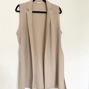 Open Collar Vest